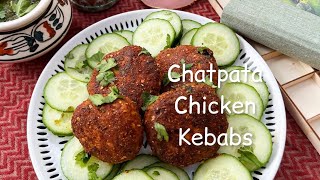 Chatpata Chicken Kebabs !! Khaa ker maza Aajaey🤤