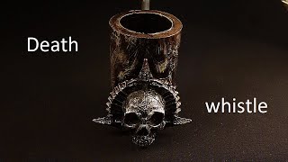 Ацтекский свисток смерти своими руками.  DIY Aztec Death Whistle.