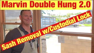 Next Gen Double Hung 2.0 Sash Removal With Custodial Lock