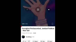 YoungDonTheSauceGod  JonGonTheBeat - New Girl