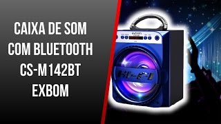 Caixa de Som com Bluetooth CS-M142BT Exbom