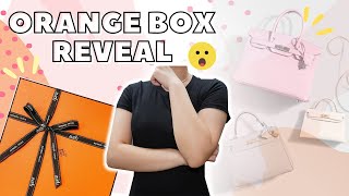 Hermes Big Ticket ORANGE BOX Unbox/ Reveal | Is it a BIRKIN or KELLY?