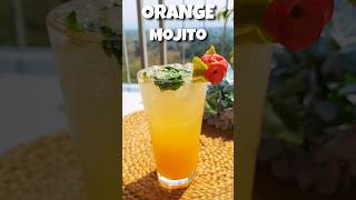 ORANGE MOJITO..!##asmr #mocktail #drink #india #recipe #fruits