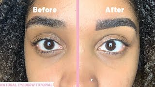 Natural Eyebrow Tutorial for Beginners