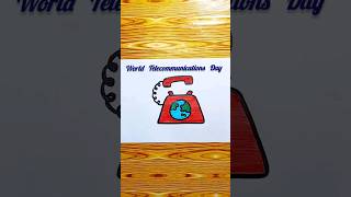 Telecommunicatios Day #contact #viral #ytshorts #shorts #oldphone #drawing #link @learntomakewithsam