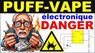 Batterie lithium lipo danger puff vape électronique - electronic li ion battery