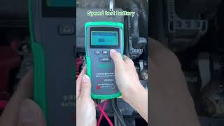 Speed test battery in USA #carcare #carrepair #battery #batterytester