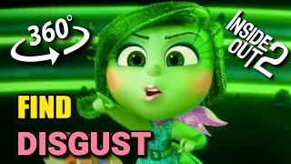 🤩 inside out 2 in 360 VR - Find where Disgust is hiding! Finding Challenge 360