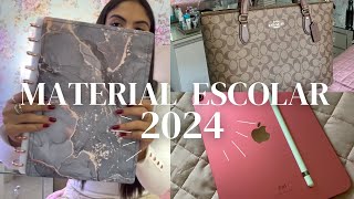 MATERIAL ESCOLAR 2024 | versão faculdade de medicina 🩺⌨️🌙☕️📖