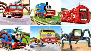 TRUCK EATER 🆚 THOMAS MEGAHORN 🆚 THOMAS BUS EATER 🆚 FIRE TRUCK EATER 🆚 TV EATER 🆚 TRAIN EATER