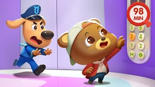 Elevator Safety Tips | Police Rescue | Cartoons for Kids | Sheriff Labrador