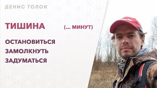 Тишина. Остановиться, замолкнуть, задуматься. (23.05.2024г.)