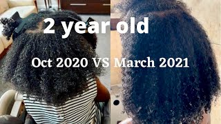 How I am growing my 2 year old daughter’s natural hair