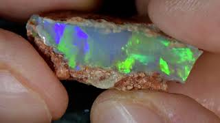 26.72 cts Australian Rough Opal, Lightning Ridge