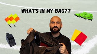 WHAT I PACK IN MY REFEREE BAG!