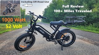 Ariel Rider X-Class  Step-Thru Electric Bike (52V 1000W) - Detailed Review