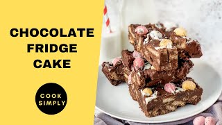 Amazing chocolate fridge cake with Mini Eggs