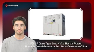 50kVA Open Type Low Noise Electric Power Portable Diesel Generator Set: Manufacturer in China