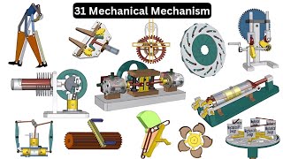 Explore 31 Unique Mechanisms: A Visual Guide to Engineering Wonders