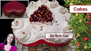 Red Velvet Cake | Eggless Red Velvet Cake | No Oven cake | Cakes | Homemade Red Velvet Cake recipe