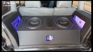 Subwoofer pioneer + monoblok Venom saya pasang di mobil Vitara 1993