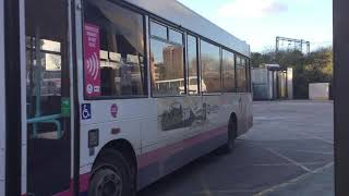 First Essex (Basildon) Dennis Dart Citaro Nimbus LK53 FEF 41541 Departs Basildon Depot.