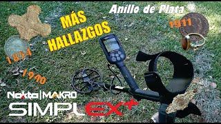 Más hallazgos viejos, con el Detector SIMPLEX de Makro/Nokta. Monedas antiguas, y anillo de plata.