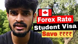 How forex rate works in Canada College Fees | How to Pay Tution Fee and GIC🇨🇦 #traveldynamic