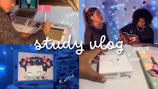 STUDY VLOG | curso da Stanford University, novas matérias facul, unboxing AirPods…// study diaries