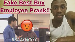 Fake Best Buy Employee Prank!! | NELK | Reaction