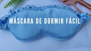 COMO FAZER MÁSCARA DE DORMIR | MÁSCARA PARA DORMIR | MÁSCARA ANTI INSÔNIA