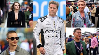 F1 British Grand Prix 2023 - Brad Pitt, Geri Horner, Damian Lewis, Liam, Cara Delevingne, and MORE