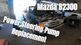 Mazda B2300 Power Steering Pump Replacement