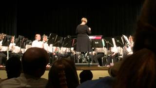 Danny Jones Middle School - 2015 Spring Concert - Honor Band - "Blues Machine" arr. by Brian Beck