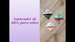 ¡Haz que la lectura sea más divertida! Tutorial de separadores de 📚 libros para niños