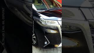 Toyota Alphard setelah repair bagian pintu, quarter & bumper #bodyrepairjakarta