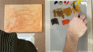 Paint a hamburger with me! - Part 1/5 (2hrs) - Initial color mixing