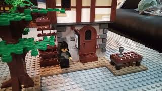 Medieval lego tavern and inn