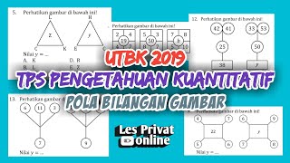 #UTBK2019     Bahas Soal UTBK 2019 TPS Part 2 || Pengetahuan Kuantitatif Pola Bilangan dalam Gambar