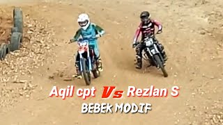 Duel sengit  Aqil cpt Vs Rezlan S demi sebuah gengsi circuit alam barajo