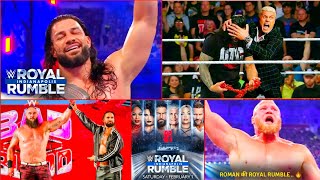 'Ye KYa tha.. 🔥' Roman Winner of Royal Rumble ! Seth & Braun after, Cody on Roman , Brock Highlights