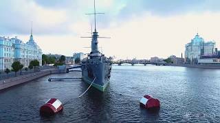 Крейсер Аврора / Cruiser Aurora - легендарный корабль музей, Санкт-Петербург.