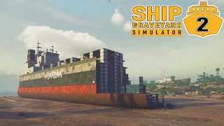 Кладбище Кораблей - Распил Корабля Humbak - Steel Giants DLC - Ship Graveyard Simulator 2