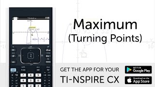 Maximum - Manual for TI-Nspire CX Calculator