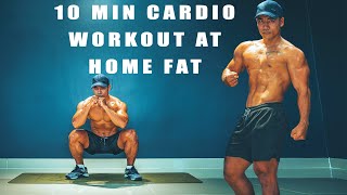 10 Min Cardio Workout At Home Fat Burning.