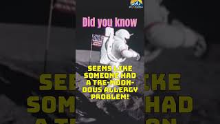 AN ASTRONAUT WAS ALLERGIC TO THE MOON  / INCREDIBLE FACTS  #shorts