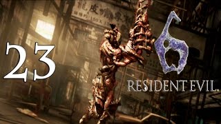 Resident Evil 6 (PS4) Прохождение игры #23: Монстр с бензопилой в домах на сваях