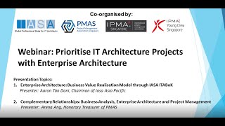 Prioritise IT Architecture projects with Enterprise Architecture