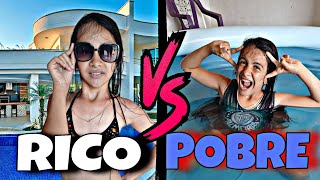 RICO VS POBRE NA PISCINA!! *Pt2