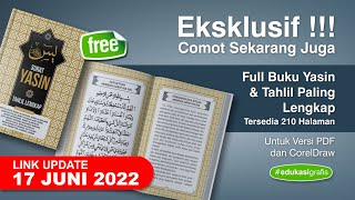 EKSKLUSIF! Buku Yasin CDR/PDF 210 Halaman - Ayo Comot Sekarang!!!! - #edukasigrafis